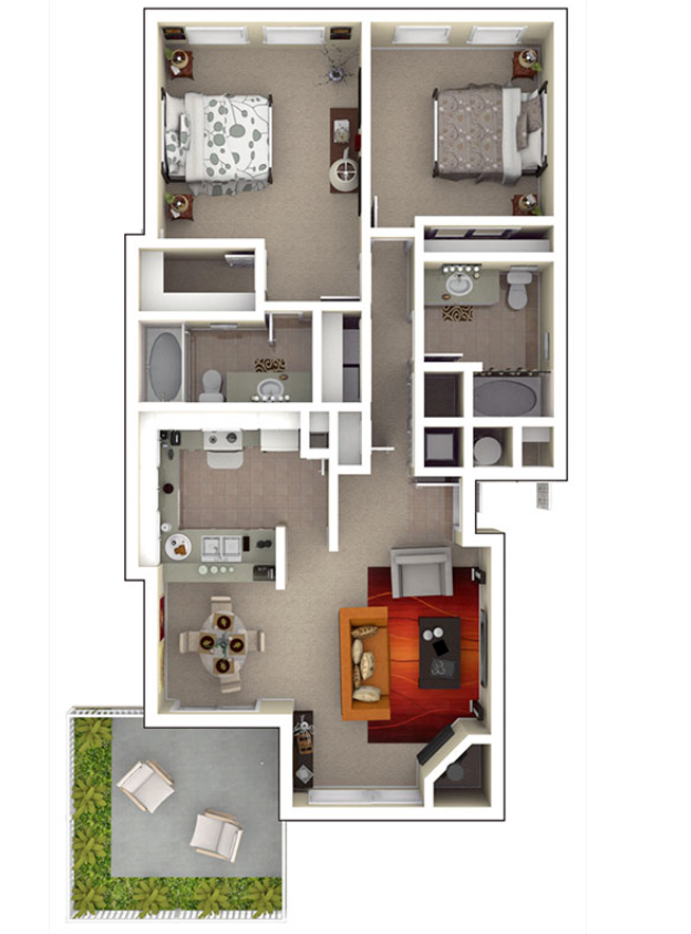 戴维斯 - Tanglewood公寓