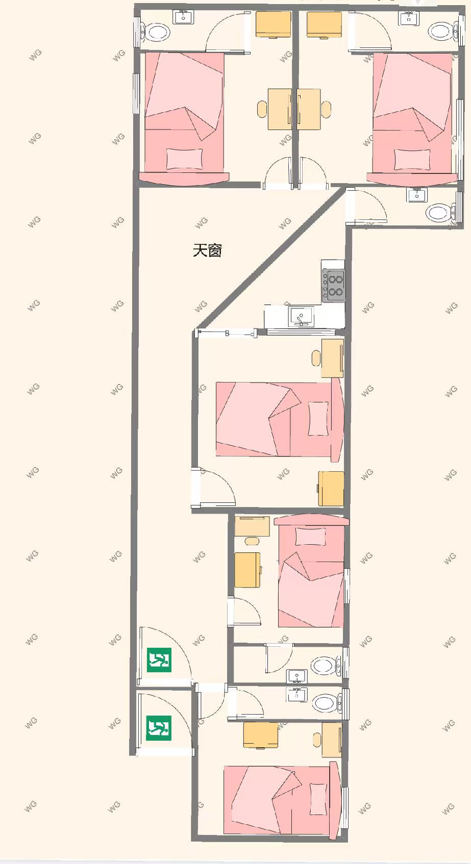 中国香港 - 堅尼地城（WG）公寓